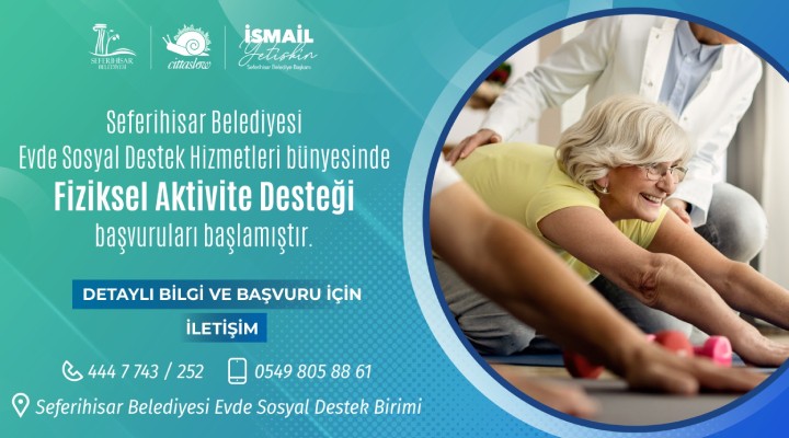 Seferihisar Belediyesi’nden fiziksel aktivite desteği!