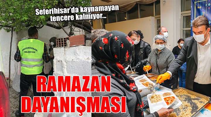 Seferihisar'da Ramazan dayanışması...