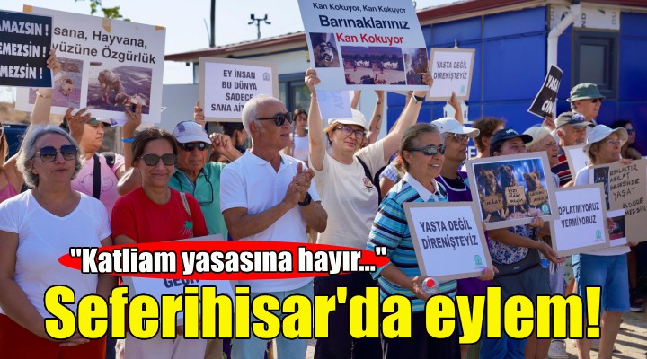 Seferihisar'da eylem: Katliam yasasına hayır!