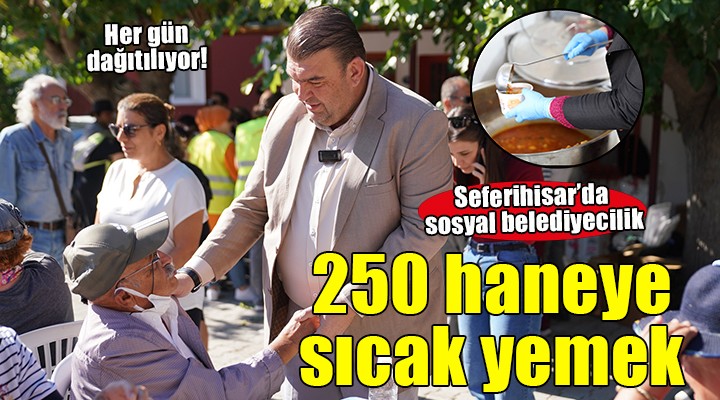 Seferihisar'da ihtiyaç sahiplerine sıcak yemek...