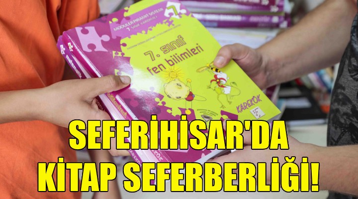 Seferihisar'da kitap seferberliği!