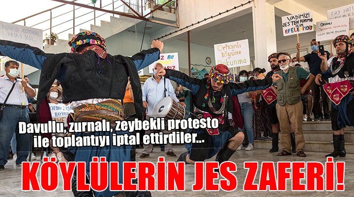 Seferihisar'da köylülerin JES zaferi...