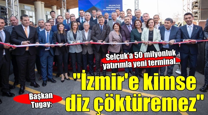 Selçuk'a 50 milyonluk yatırımla yeni terminal...