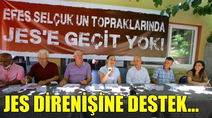 Selçuk'ta JES direnişine destek