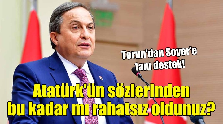 Seyit Torun: Atatürk'ün sözlerinden bu kadar mı rahatsız oldunuz?
