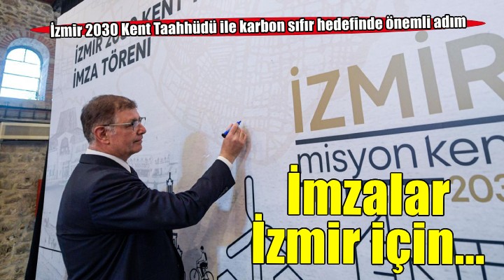 Sıfır karbon hedefi için İzmir güç birliği yaptı