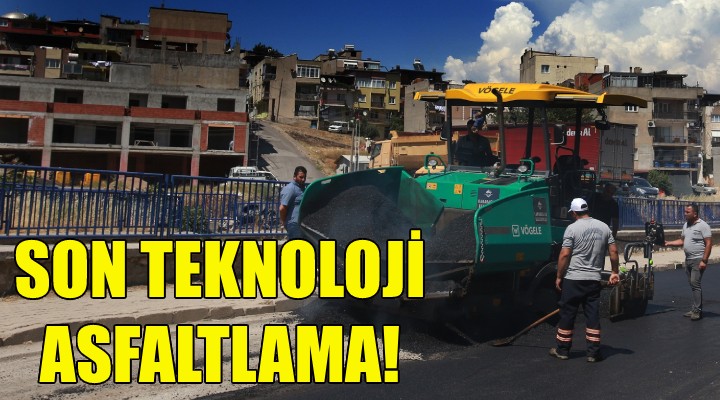 Son teknoloji asfaltlama!