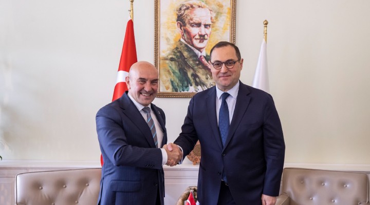 Soyer Gürcistan'ın Ankara Büyükelçisi Giorgi Janjgava'yı ağırladı!