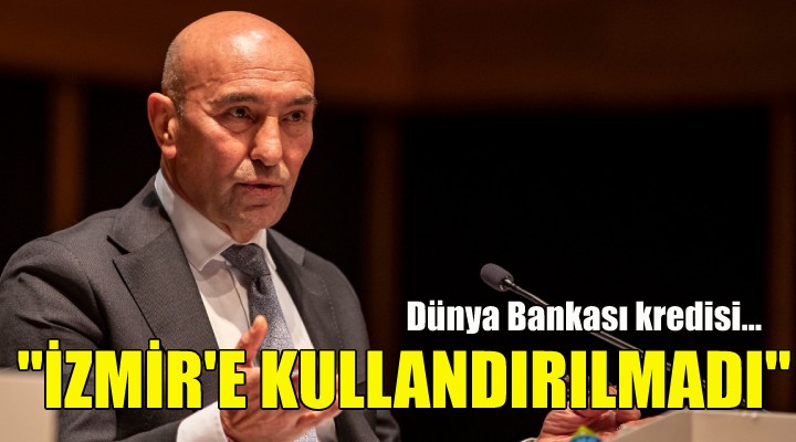 Soyer: İzmir'e kullandırılmadı!