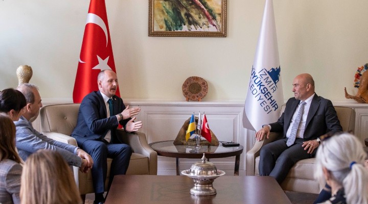 Soyer Ukrayna'nın İstanbul Başkonsolosu Nedilskyi'i ağırladı!