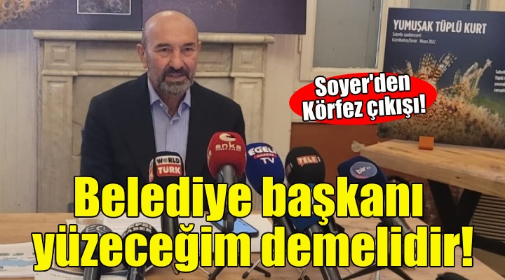 Soyer'den Körfez çıkışı: Bir belediye başkanı körfezde yüzeceğim demelidir!