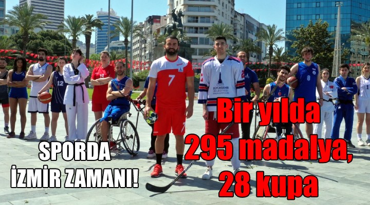 Sporda İzmir zamanı... Bir yılda 295 madalya, 28 kupa