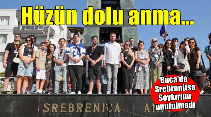 Srebrenitsa Soykırımı’nda katledilen canlar Buca’da anıldı