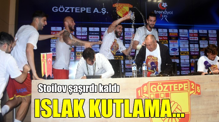 Stoilov'a ıslak kutlama