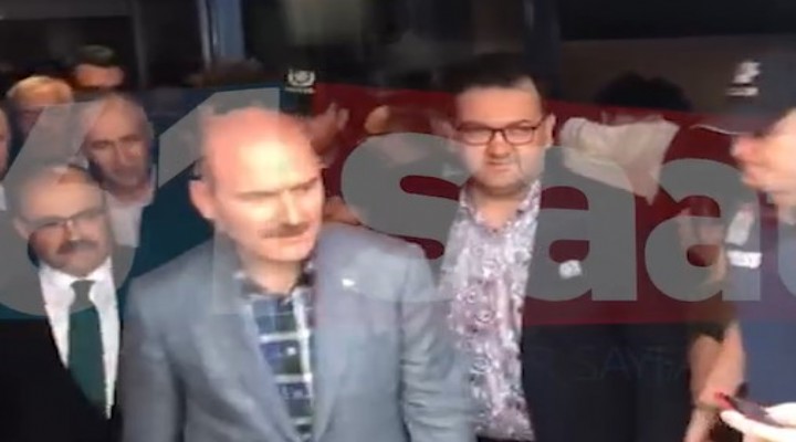 Süleyman Soylu'ya ‘Her şey çok güzel olacak' protestosu