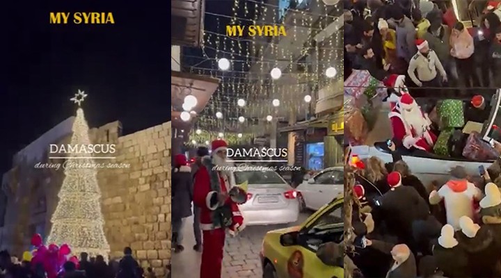 Suriye'de Noel coşkusu..
