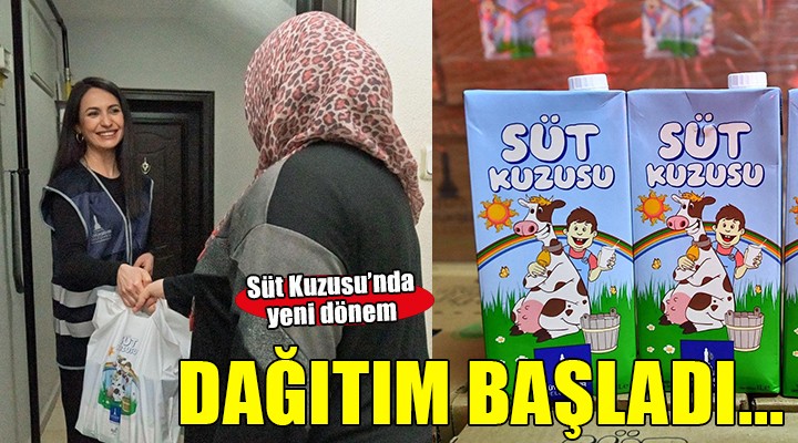 Süt Kuzusu'nda dağıtımlar başladı