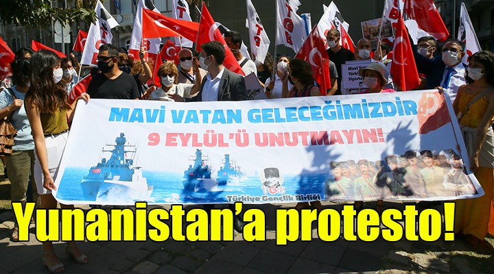 TGB üyeleri, Yunanistan'ı protesto etti