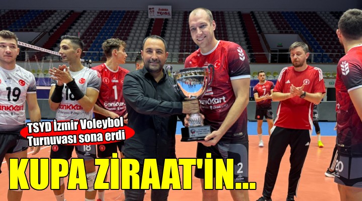 TSYD İzmir Voleybol Turnuvası'nda 10. kazanan Ziraat Bankkart...