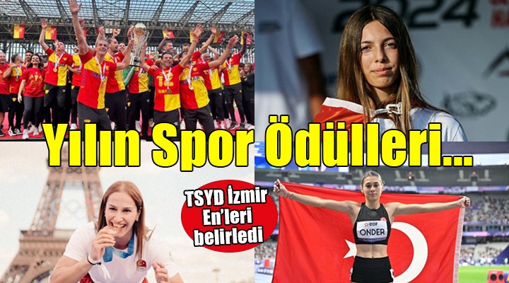 TSYD İzmir'de Yılın Spor Ödülleri belirlendi...