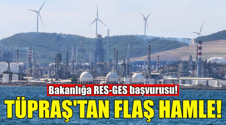 TÜPRAŞ'tan Aliağa'da RES ve GES hamlesi!