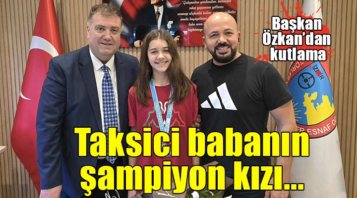 Taksici babanın şampiyon kızı... Yüzmede büyük başarı!