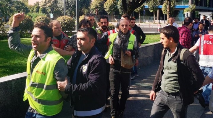 Taksim'e yürümek isteyen gruba müdahale