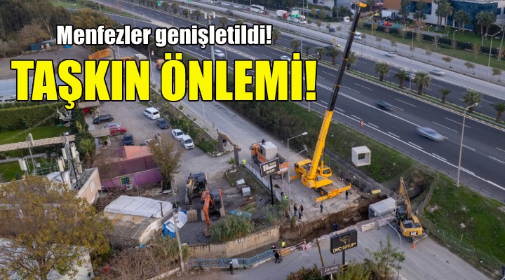 Taşkın önlemi... Menfezler genişletildi!