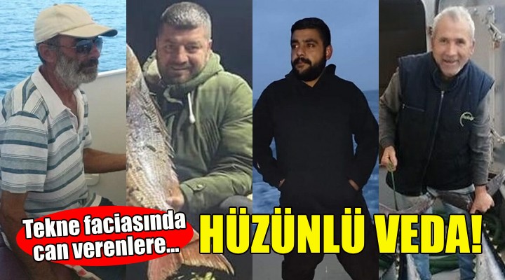 Tekne faciasında ölenlere İzmir'de hüzünlü veda!