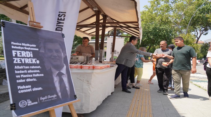 Tire Belediyesi’nden Ferdi Zeyrek anısına helva hayrı