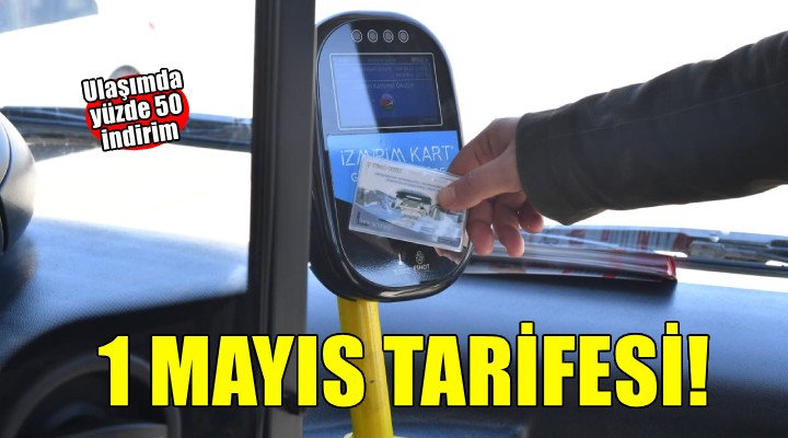 Toplu ulaşıma 1 Mayıs indirimi
