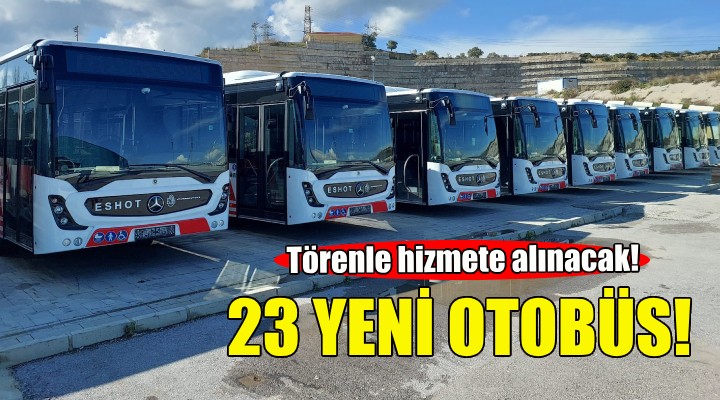 Toplu ulaşıma 23 otobüs daha!