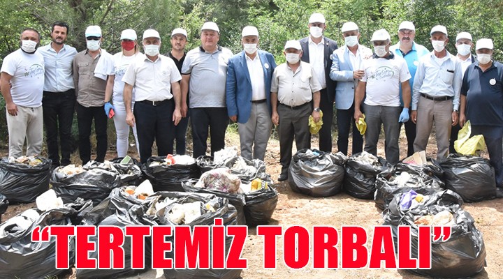 Torbalı'da 20 ton çöp toplandı