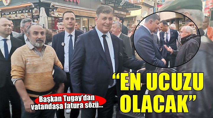 Tugay ve Eşki Bornova'da esnaf ve vatandaşlarla buluştu...