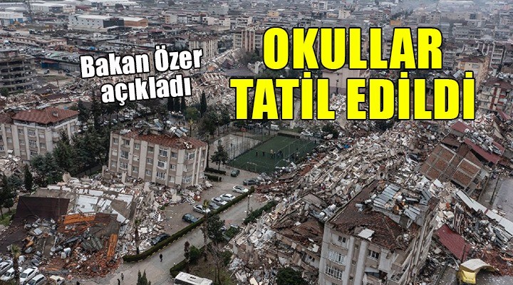 Tüm Türkiye'de okullar bir hafta tatil edildi!