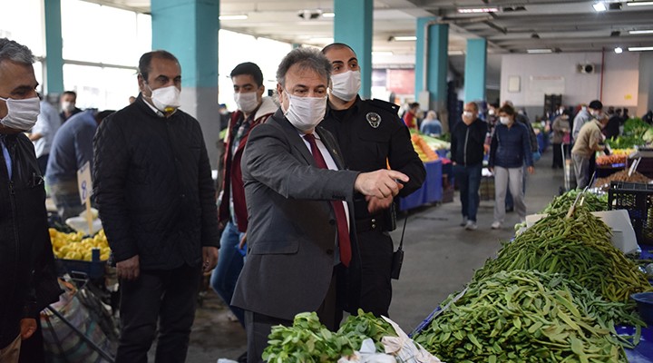 Tüm pazarlar açıldı, Başkan İduğ denetime çıktı