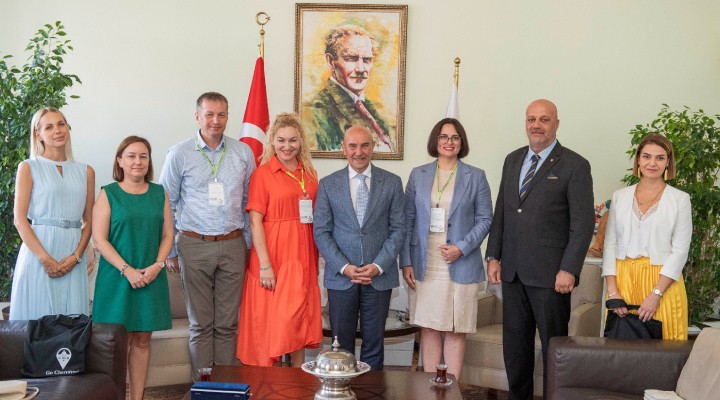 Tunç Soyer Ukrayna heyetini ağırladı!