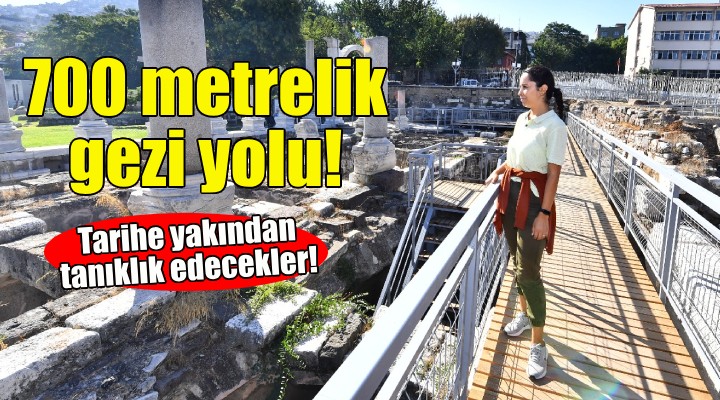 Turistler, Agora Ören Yeri'ndeki tarihe yakından tanıklık edecek!