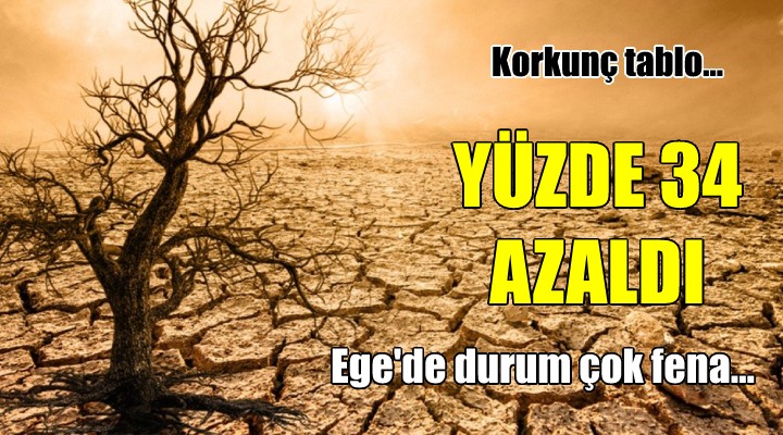 Türkiye'de yağış miktarı geçen yılın aynı dönemine göre yüzde 34 azaldı