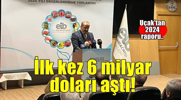 Uçak'tan 2024 raporu.. İlk kez 6 milyar doları geçti!