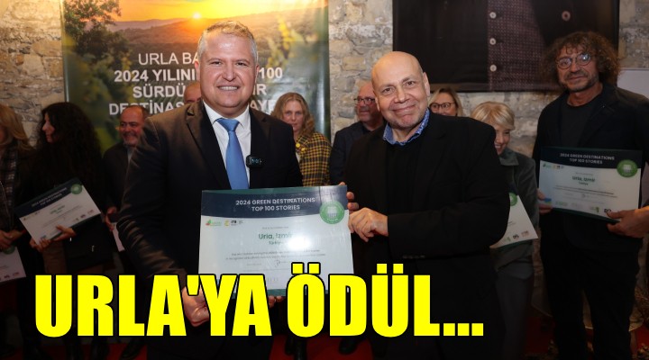 Urla Bağ Yolu'na büyük onur... ‘Green Destination Ödülü'