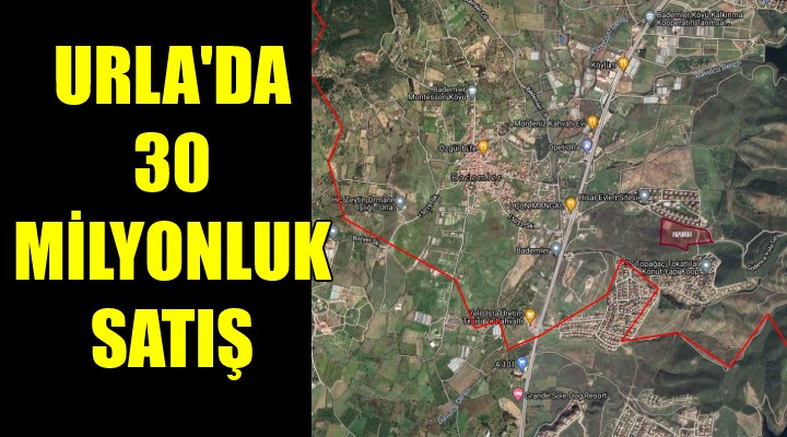 Urla'da 30,4 milyon TL'lik satış