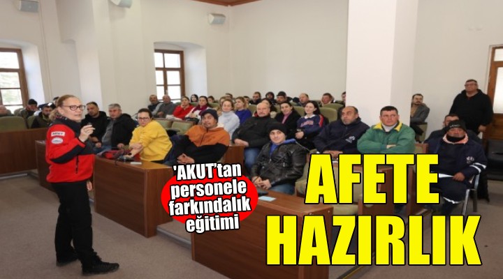 Urla'da afete karşı hazırlık başladı