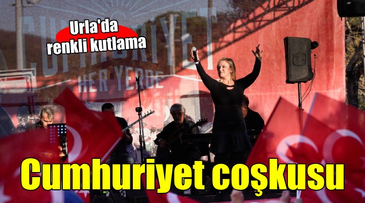 Urla'da cumhuriyet coşkusu..