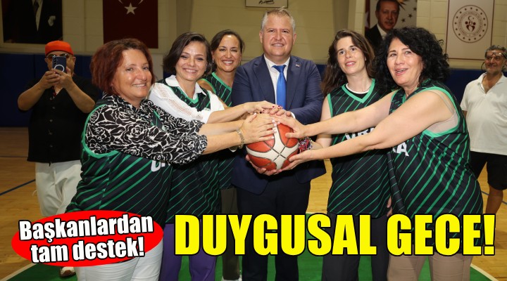 Urla'da duygusal gece... Başkanlardan tam destek!