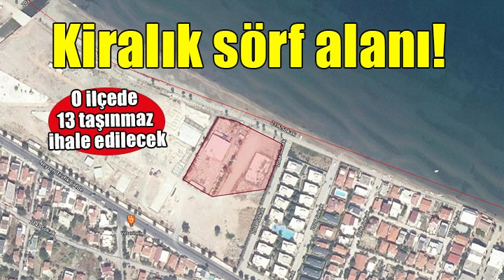 Urla'da kiralık yelken ve sörf alanı