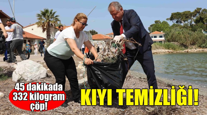 Urla'da kıyı temizliği!