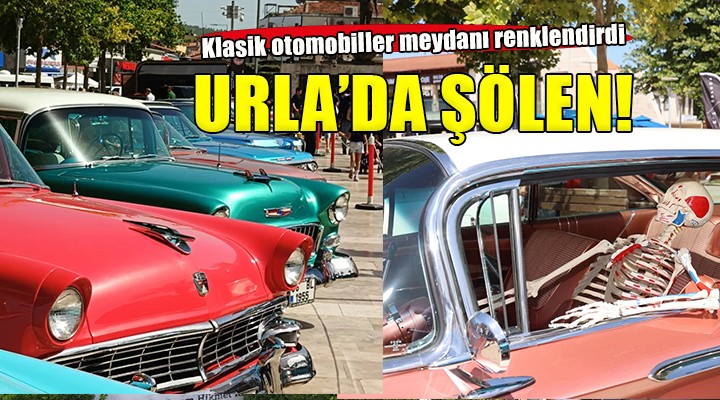 Urla'da klasik otomobil rüzgarı...