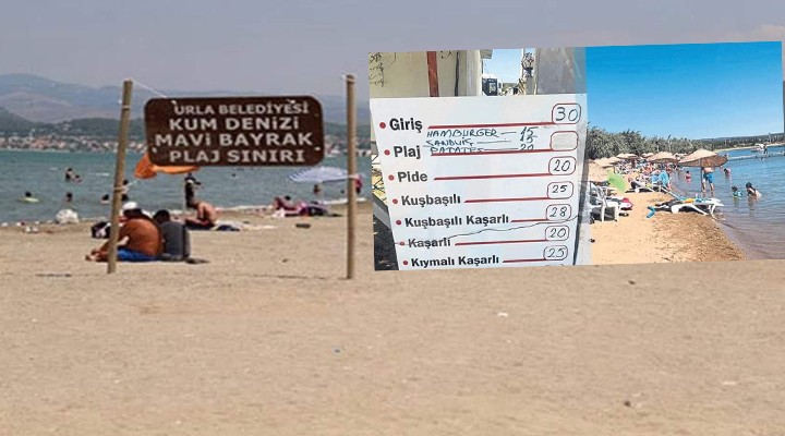 Urla'da plaj işgaline belediye ön
