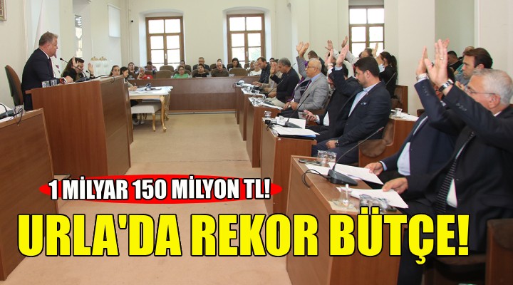 Urla'da rekor bütçe!